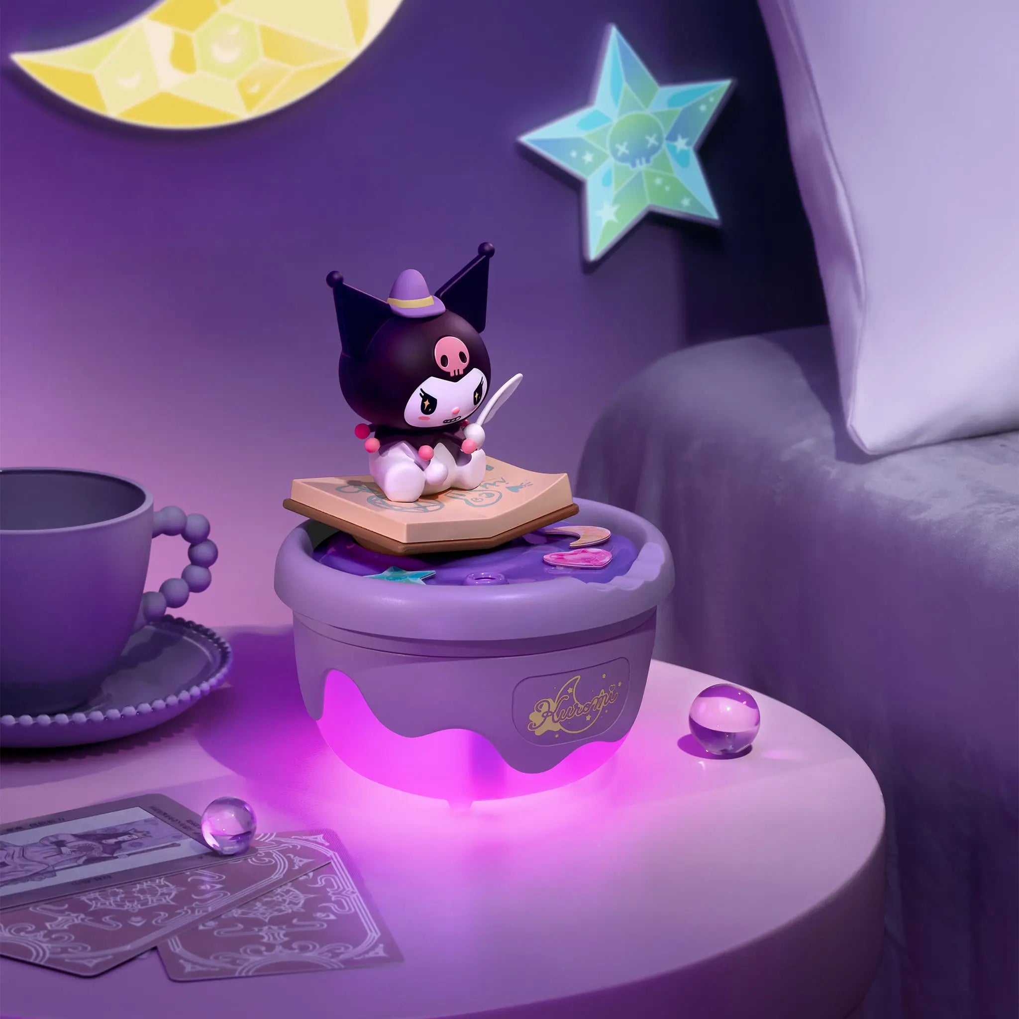 MarTUBE®︎ x Sanrio Kuromi Magic Humidifier Mini Spray Night Lights Decor - MarTUBE