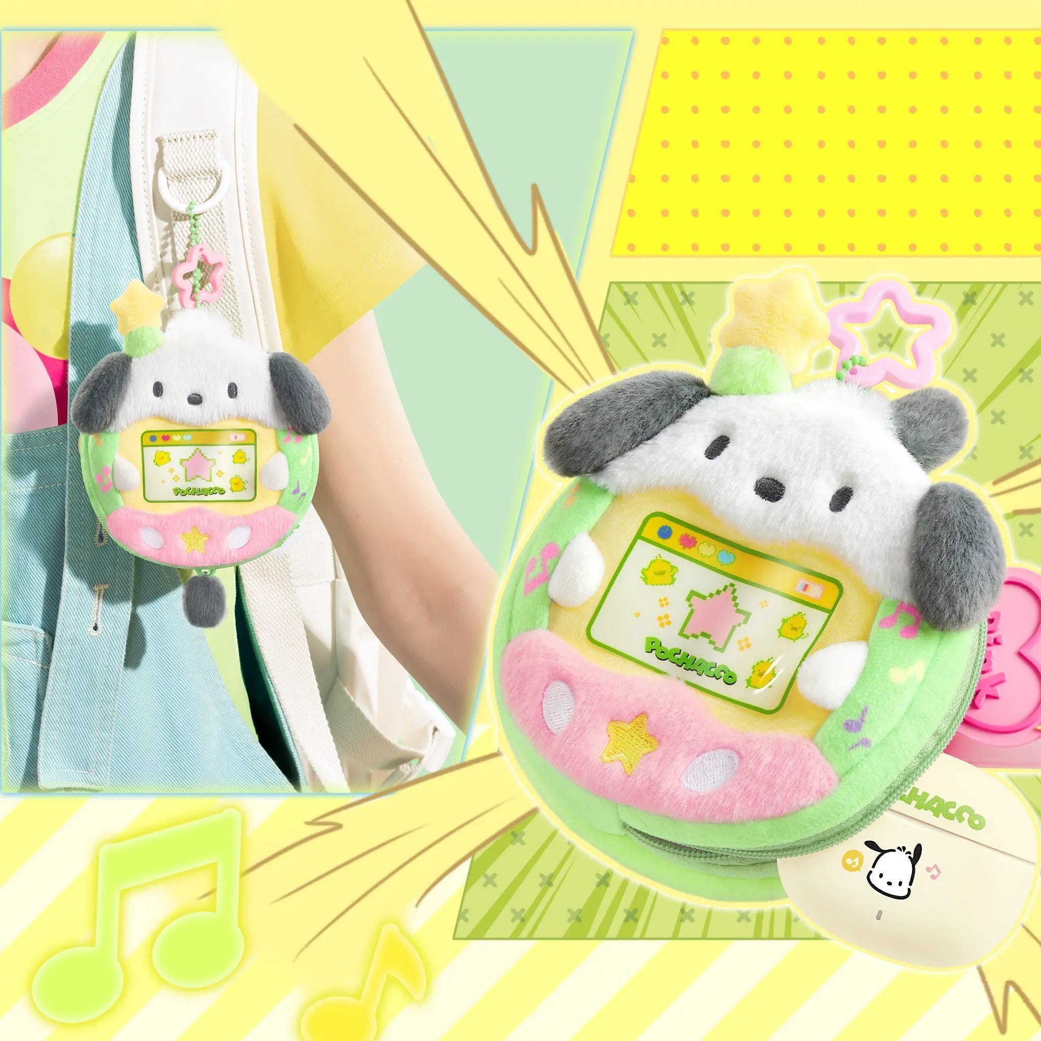 MarTUBE®︎ x Sanrio Pochacco Bluetooth Earphones Headphones Wireless Earbuds - MarTUBE