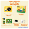 Cámara digital Miffy CCD – Cámara retro para selfies con pantalla abatible, hasta 68 MP, compacta, portátil, de apuntar y disparar con tarjeta de 32 GB opcional, cámara de bolsillo para estudiantes, regalo bonito para niñas – MarTUBE®︎
