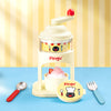 Pingu Shaved Ice Machine - Kawaii Manual Snow Cone Maker, DIY Shaved Ice Maker for Kids, Summer Dessert Toy Gift - MarTUBE®