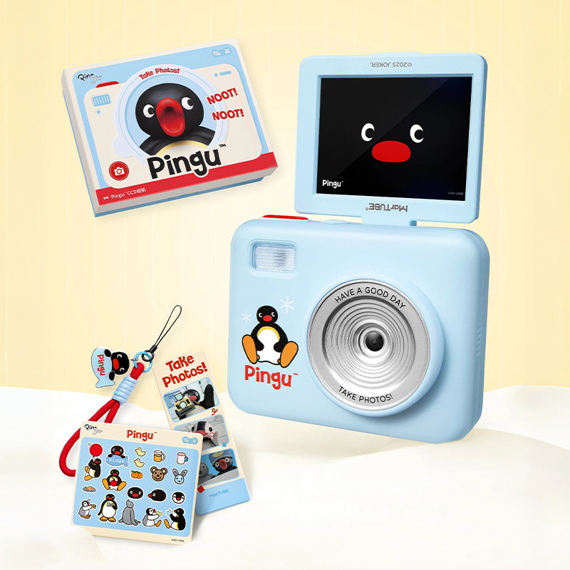 Pingu CCD Digital Camera – Flip Screen Selfie Retro Camera