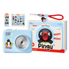 Pingu CCD Digital Camera – Flip Screen Selfie Retro Camera, Up to 68MP Portable Compact Point-and-Shoot with 32GB Card, Students Pocket Camera, Surprising Valentines Gift  - MarTUBE®︎