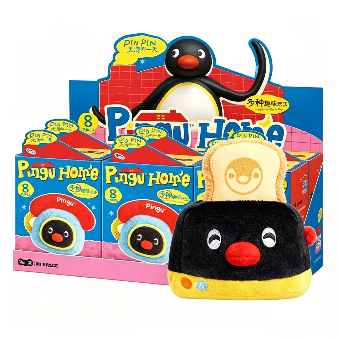 Pingu Blind Box Keychain Plush - Cozy Home Diary Series | MarTUBE®