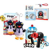 Pingu Merch Portable Handheld Fan Cute Mini Cooling Fan Summer Essential Travel Fan Bag Charm Keychain Gift for Girls - MarTUBE®︎