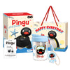 Pingu Summer Straw Water Cup - Cute Pingu & Pinga Portable Water Bottle, Must-Have for Summer - MarTUBE®