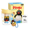 Pingu Summer Straw Water Cup - Cute Pingu & Pinga Portable Water Bottle, Must-Have for Summer - MarTUBE®