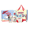 Snoopy tumbler complete gift set including bag on white background