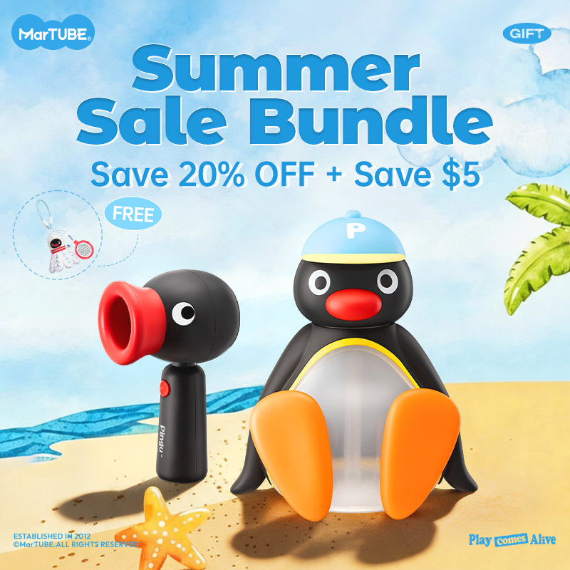 Summer Sale Bundle - Pingu Merch Portable Handheld Fan & Pingu